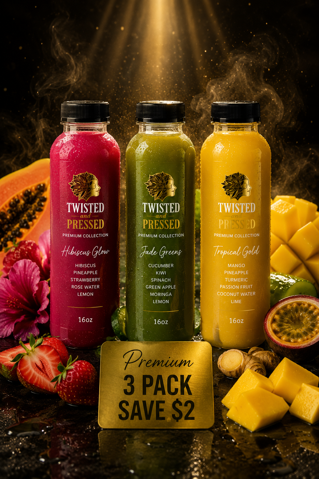 *Premium Collection* Three Pack